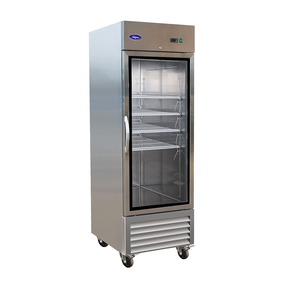 970-VP1RGHC 27" One Section Reach In Refrigerator - (1) Right Hinge Glass Door, 115v