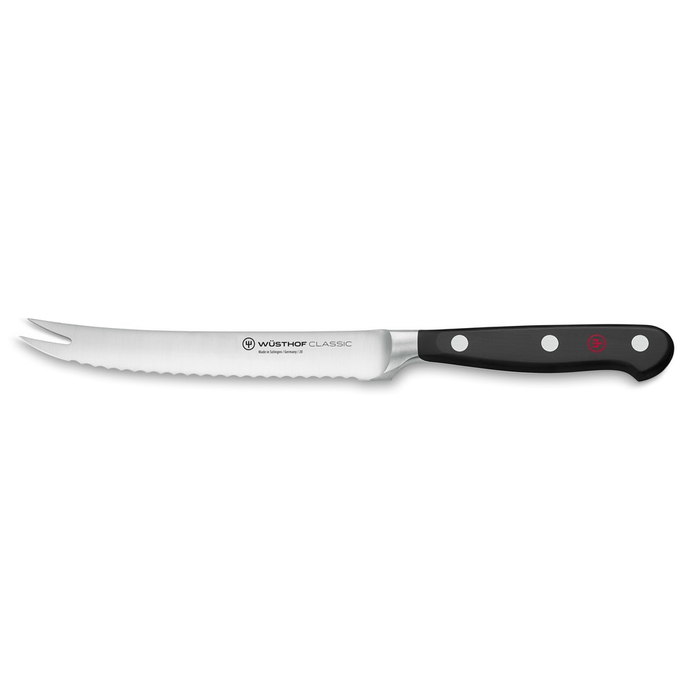 618-41097 Classic 5" Tomato Knife - Serrated Edge, Full Tang, Forged