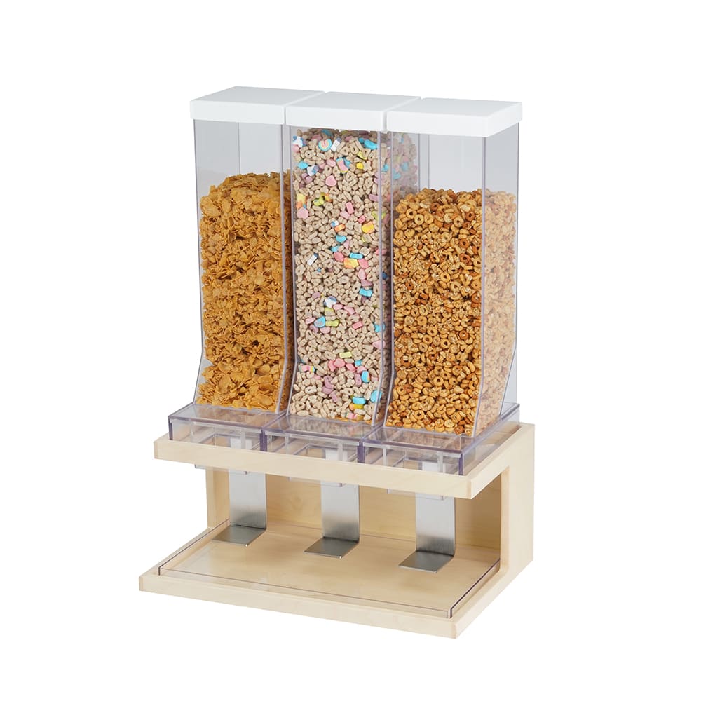 151-22355371 Countertop Acrylic Cereal Dispenser, (3) Hoppers, 17 1/2" x 12" x 24"