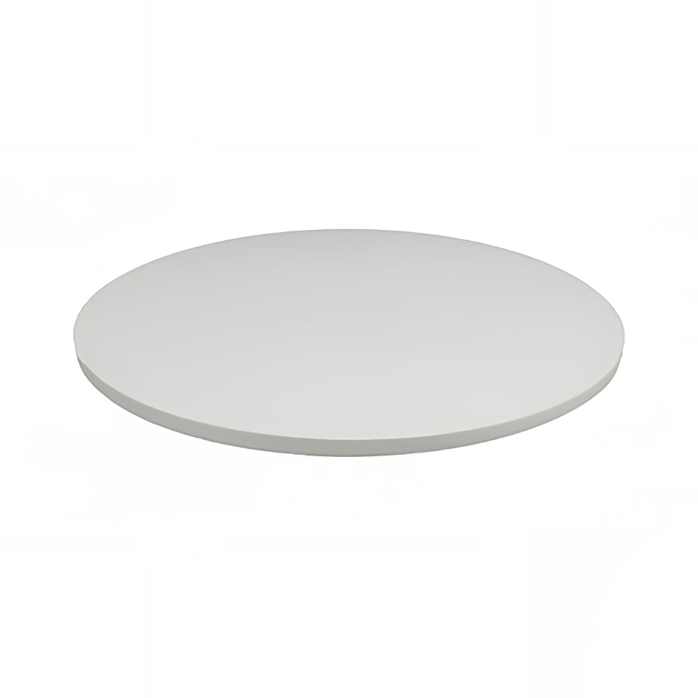 Art Marble Q41354RD 54 Round Quartz Table Top, Winter White