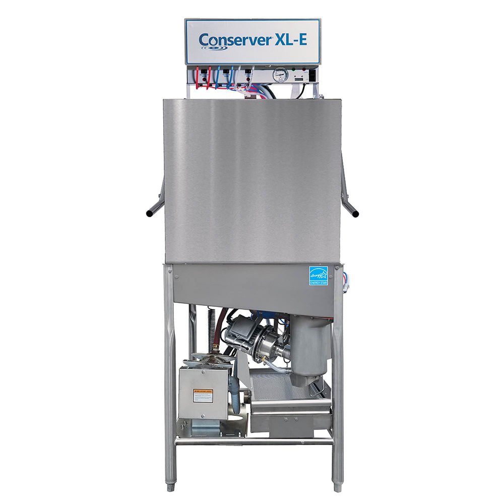 099-CONSERVERXLELTH Conserver® Low Temp Door Type Dishwasher w/ 39 Racks/hr Capacity, Built-in Bo...