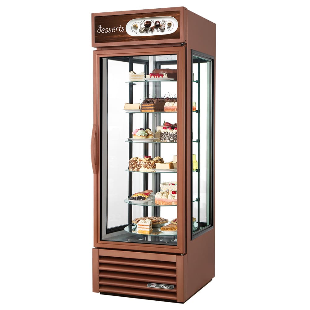 598-G4SM23RGSLD 27 1/2" Self Service Bakery Display Case w/ Straight Glass - (6) Levels, Cop...