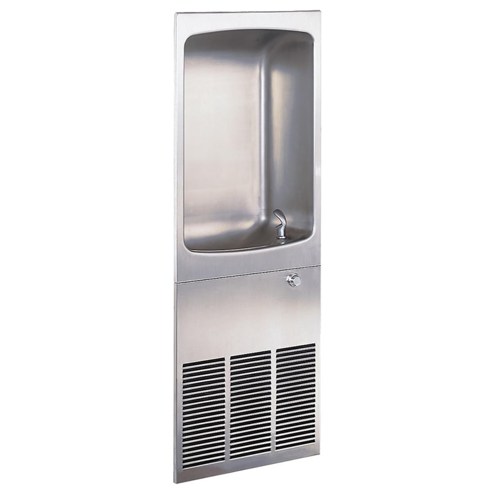 Halsey Taylor 8642080083 Wall Mount Recessed Drinking Fountain - Non Filtered, Refrigerated, Stainless