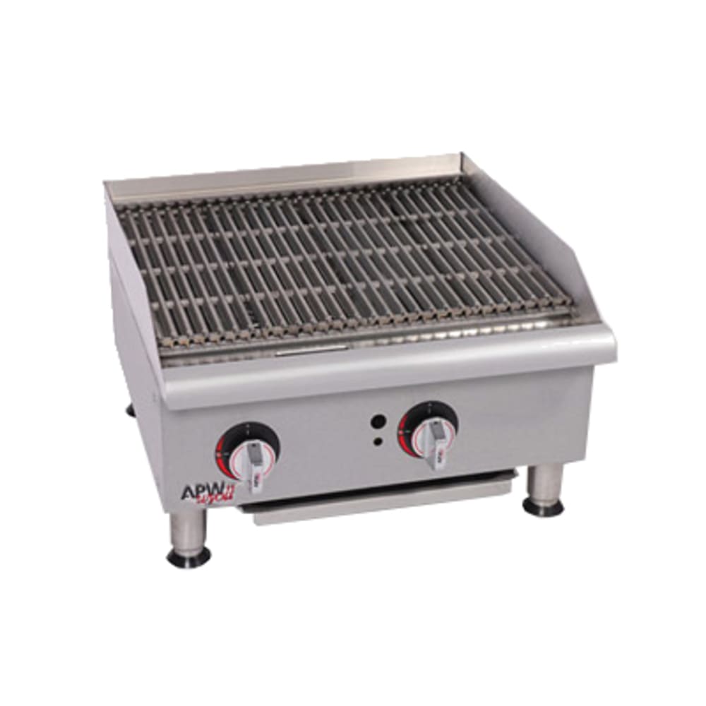 011-GCRB48SLP 48" Gas CharRock Broiler w/ Cast Iron Grates, Liquid Propane