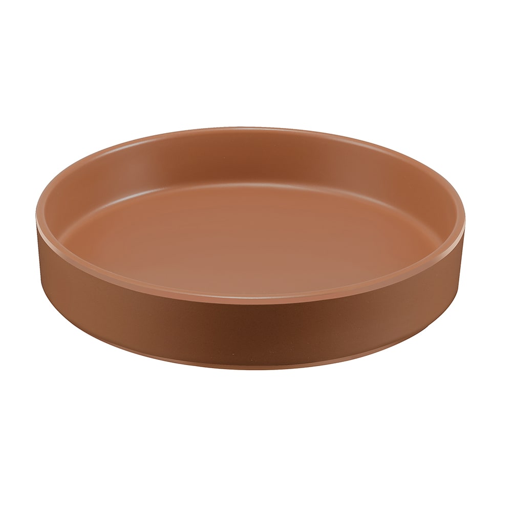151-220178109 8 1/4" Round Melamine Hudson Plate, Terra Cotta