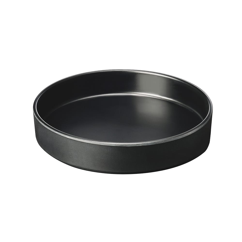 151-22017813 8 1/4" Round Melamine Hudson Plate, Black