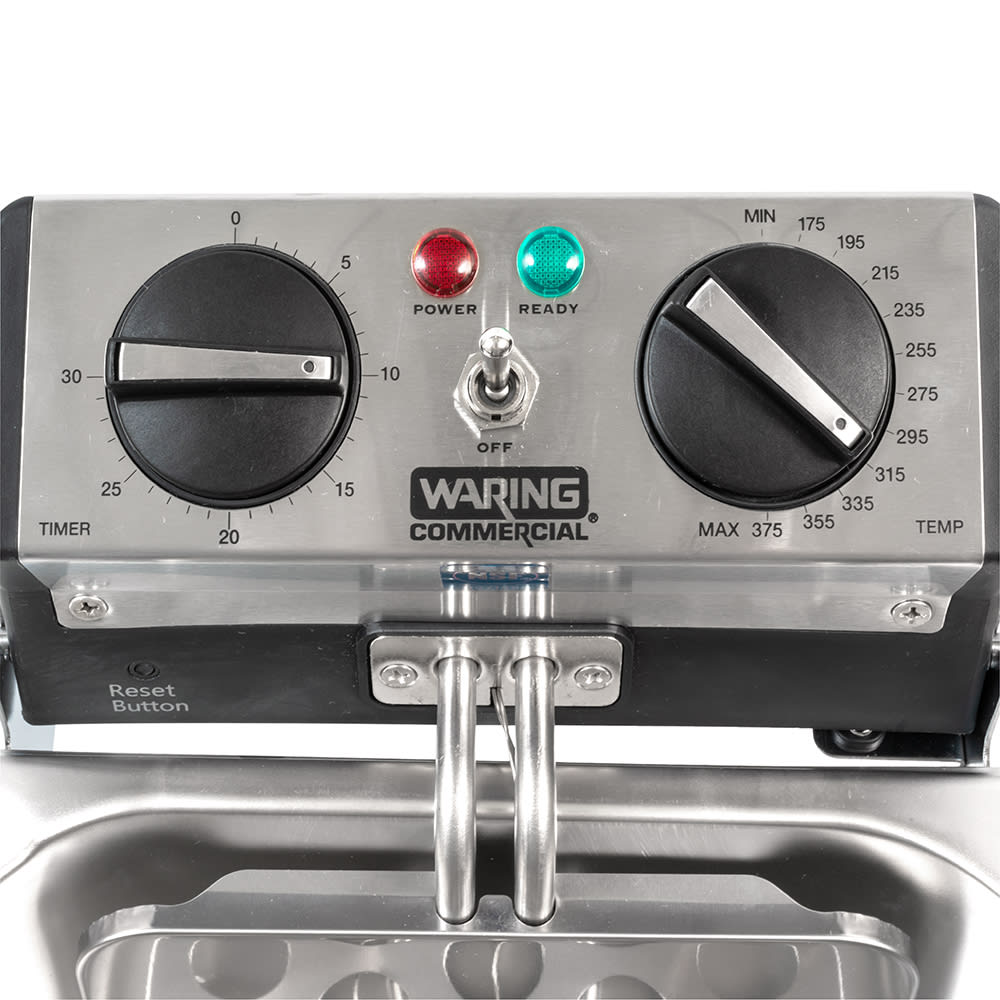 Waring WDF1000 10 lb. Commercial Countertop Deep Fryer 120V