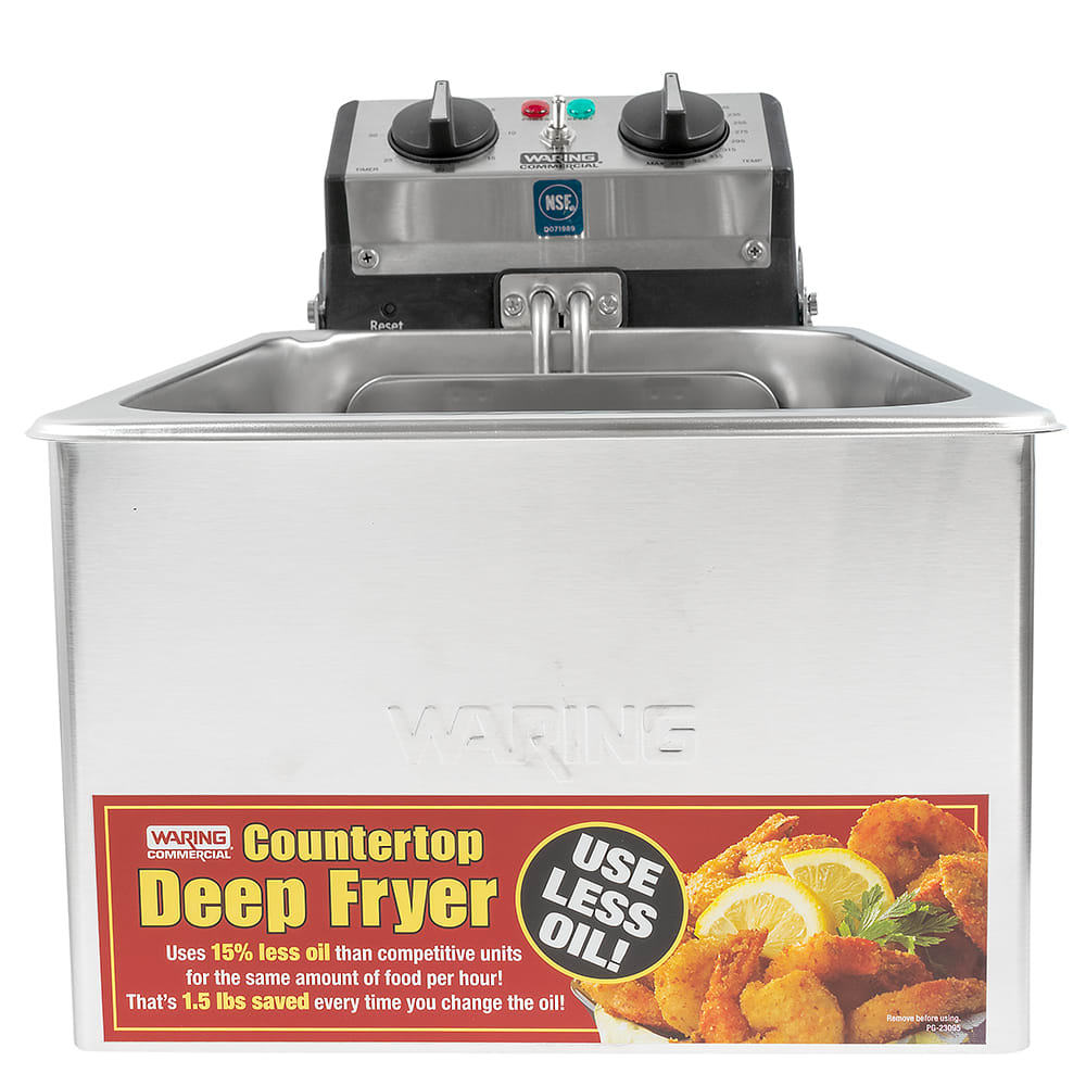 Waring WDF75RC 8.5 lb Countertop Deep Fryer