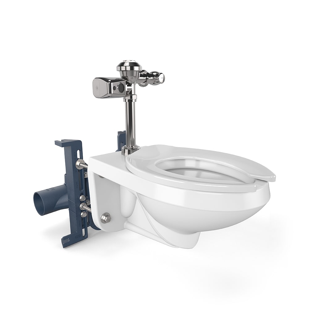 813-ZER6000AVONECPM Exposed Battery Powered Sensor Diaphragm Flush Valve for Water Closets - 1.1...