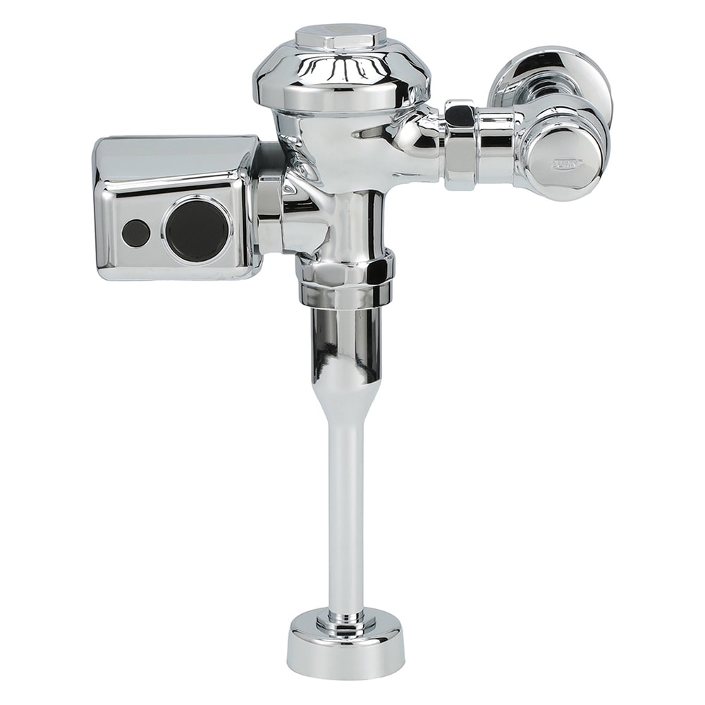 813-ZER6003PLULFCPM Exposed Battery Powered Sensor Diaphragm Flush Valve for Urinals - 0.13 gpf,...