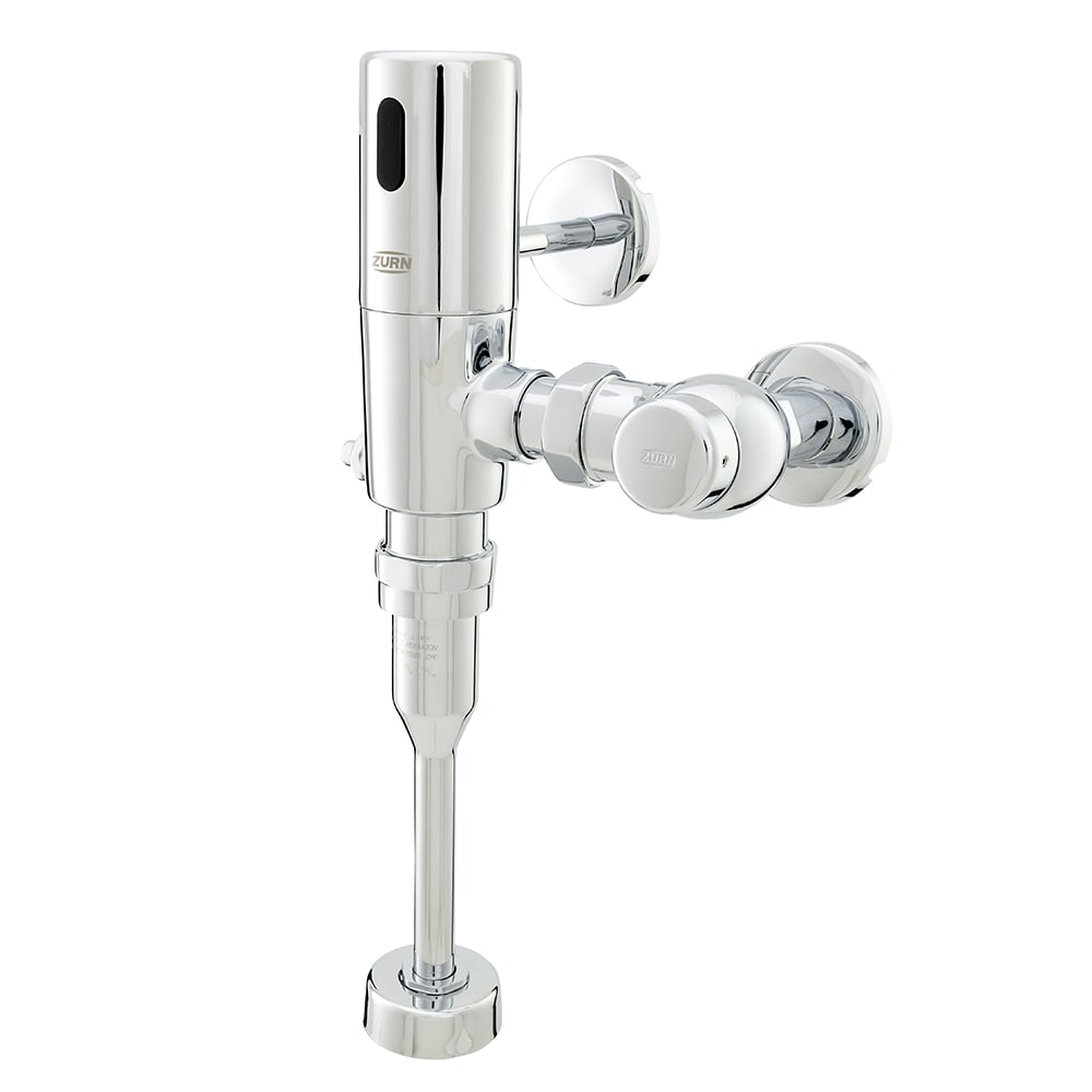 813-ZTR6203EWSHW Exposed Hardwired Sensor Piston Flush Valve for Urinals - 0.5 gpf, 11 1/2"...