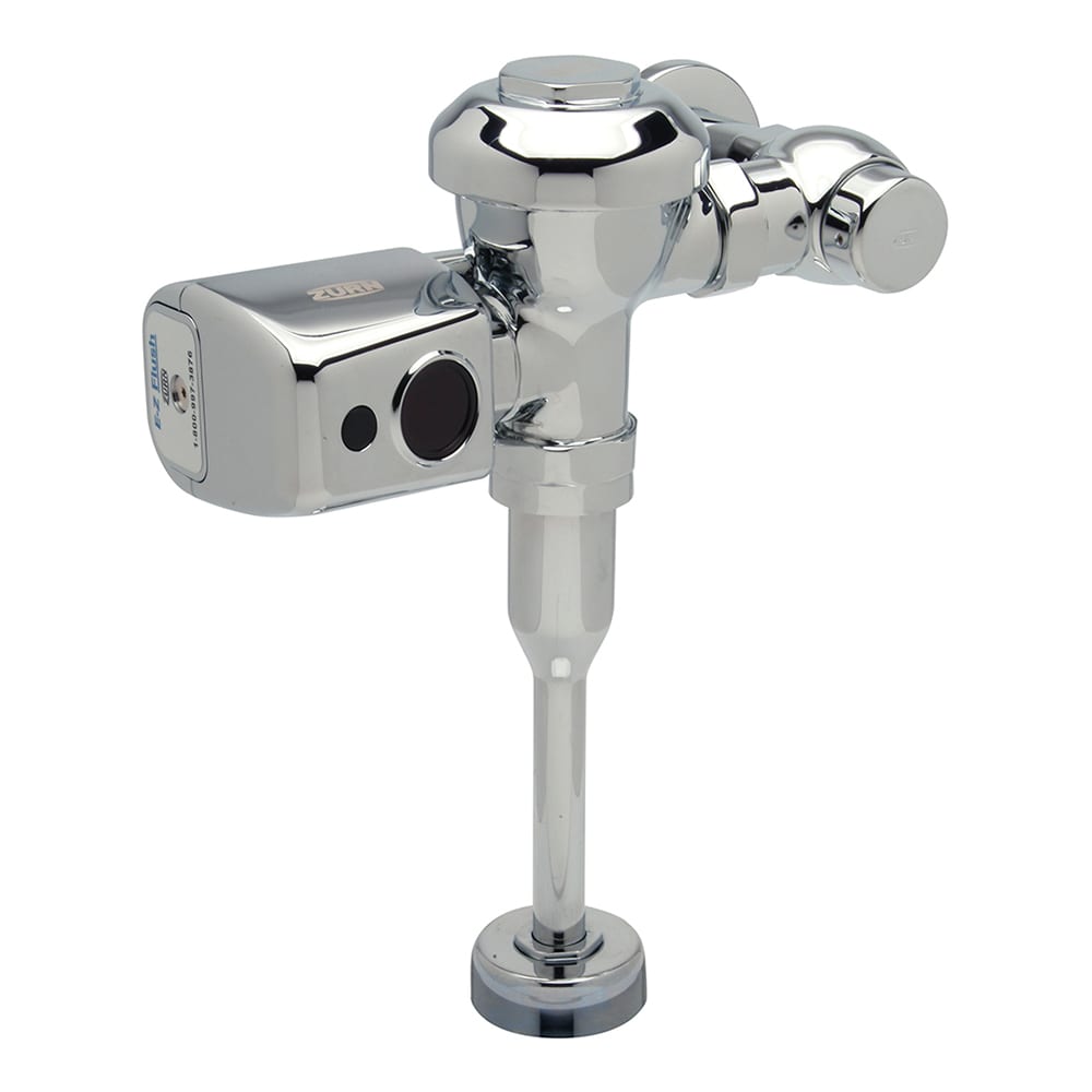 Zurn Industries ZER6003PL-WS1-CPM Automatic Sensor Flush Valve for Water Closets - 1.0 gpf, Chrome Plated Metal Cover