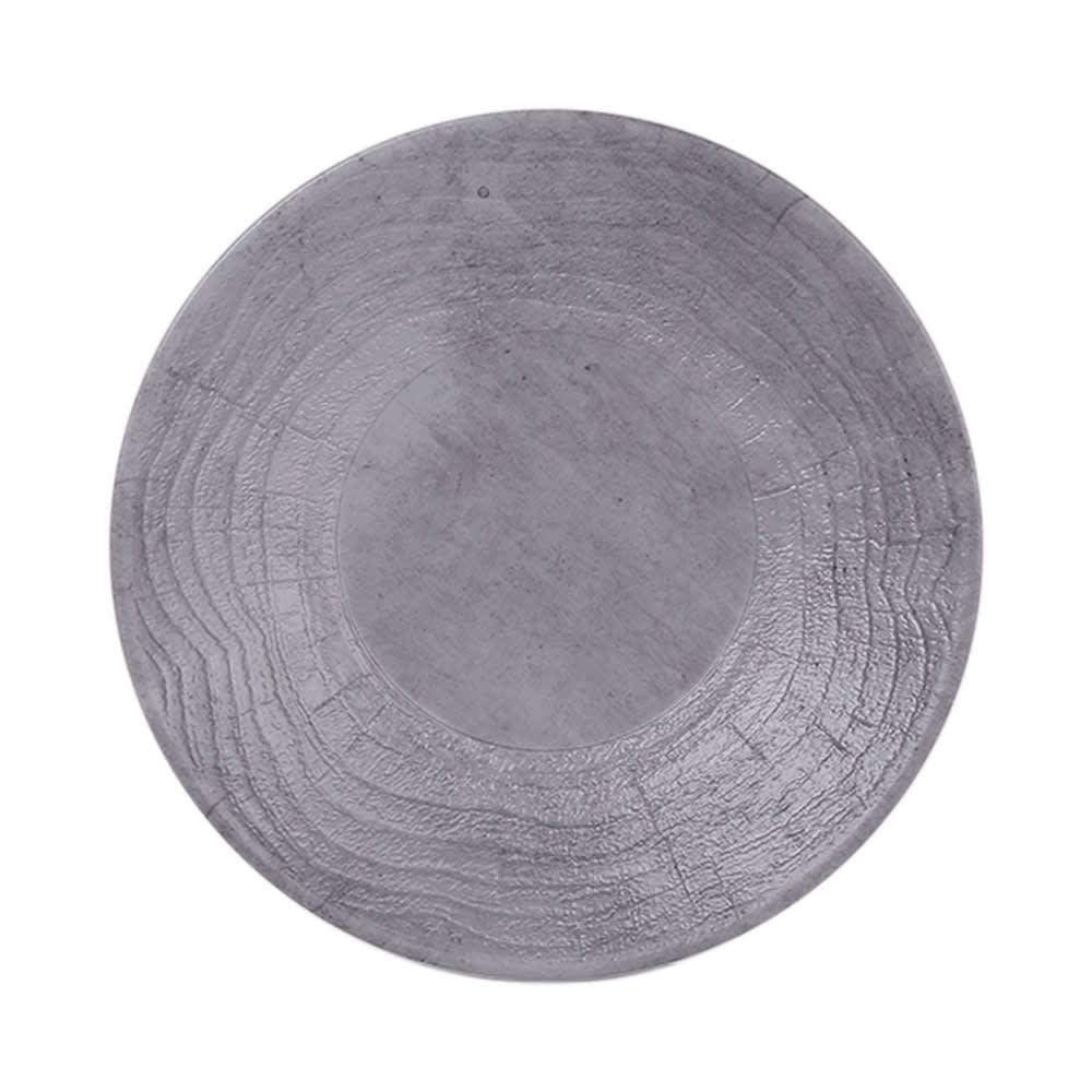 701-B20294CM 8 1/2" Round Melamine Denali Plate - Cement