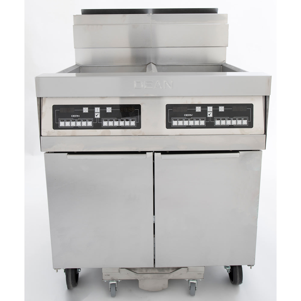 006-2FPRG50TLP Gas Fryer - (2) 50 lb Vats, Floor Model, Liquid Propane