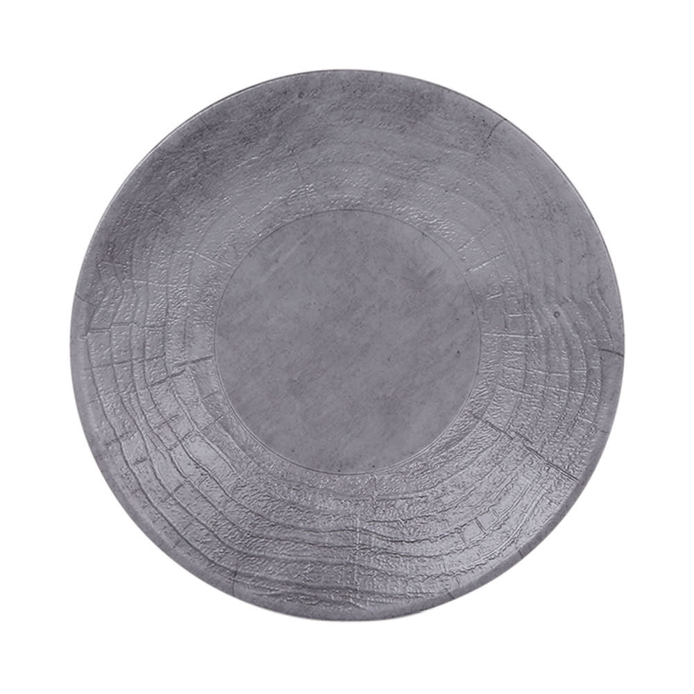 701-B20363CM 10 3/8" Round Melamine Denali Plate - Cement