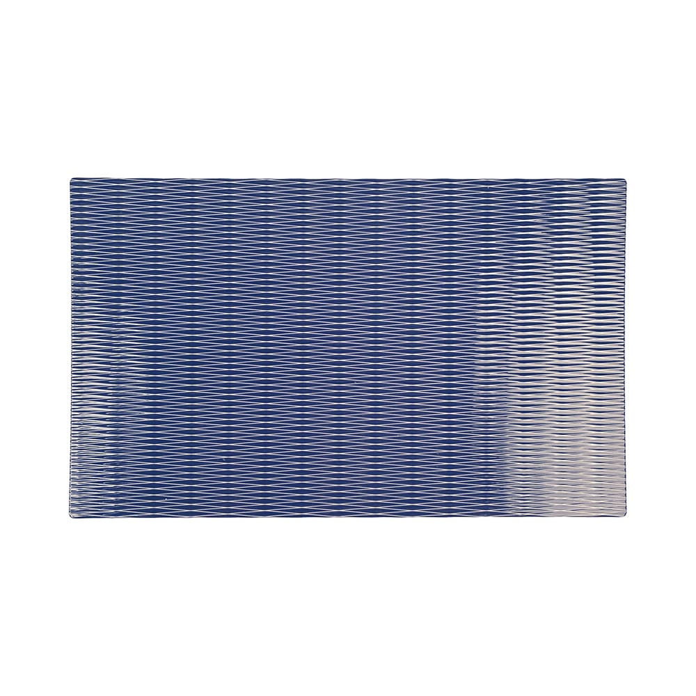 701-M2012RCLAP Rectangular Melamine Display Tray - 20 7/8" x 12 3/4", Lapis