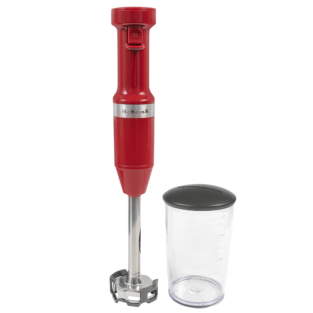 449-KHBV53ER Immersion Blender w/ 8" Arm - Variable Speed, Corded, Empire Red