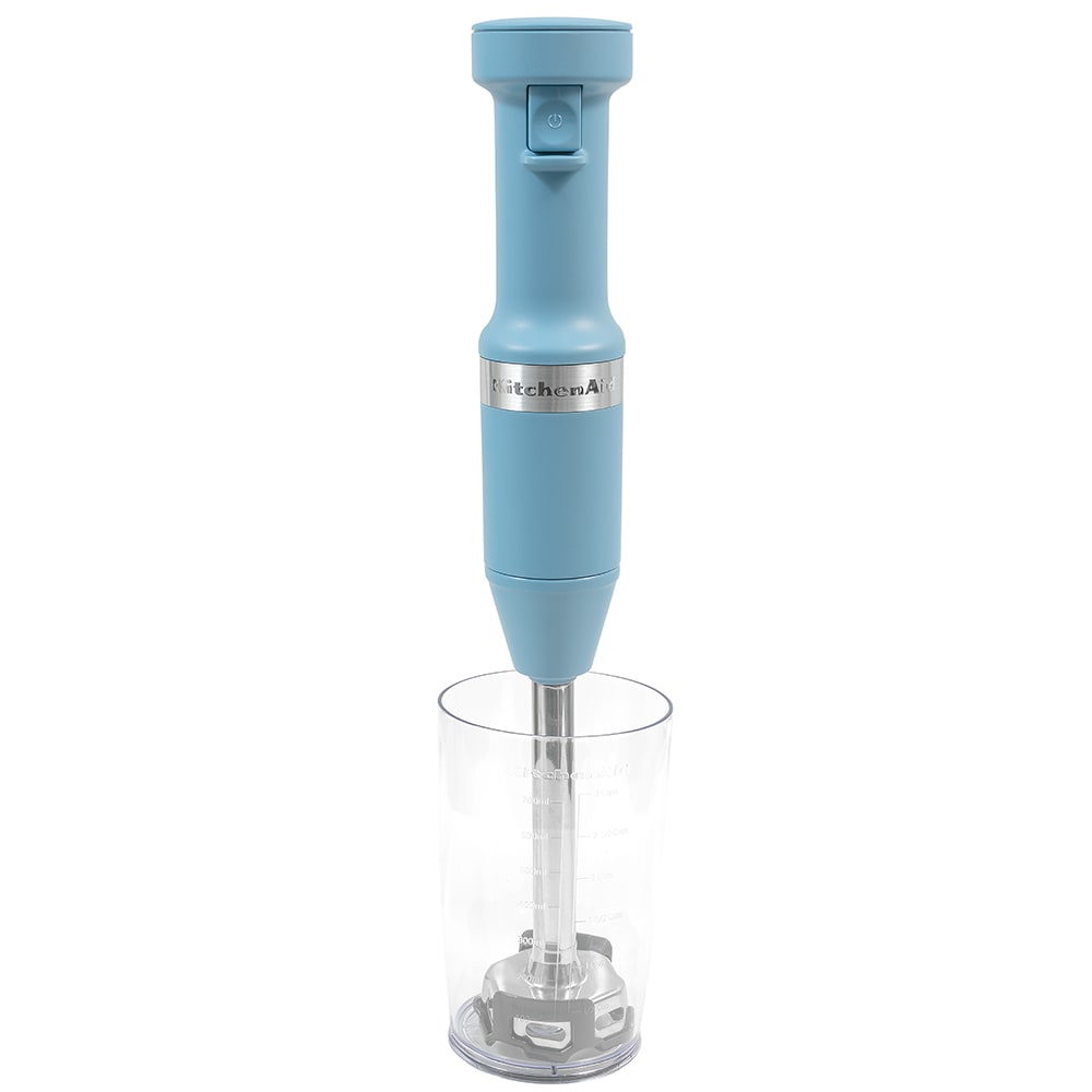 KitchenAid KHBV53IC Immersion Blender w/ 8 Arm - Variable Speed, Corded,  Ice Blue