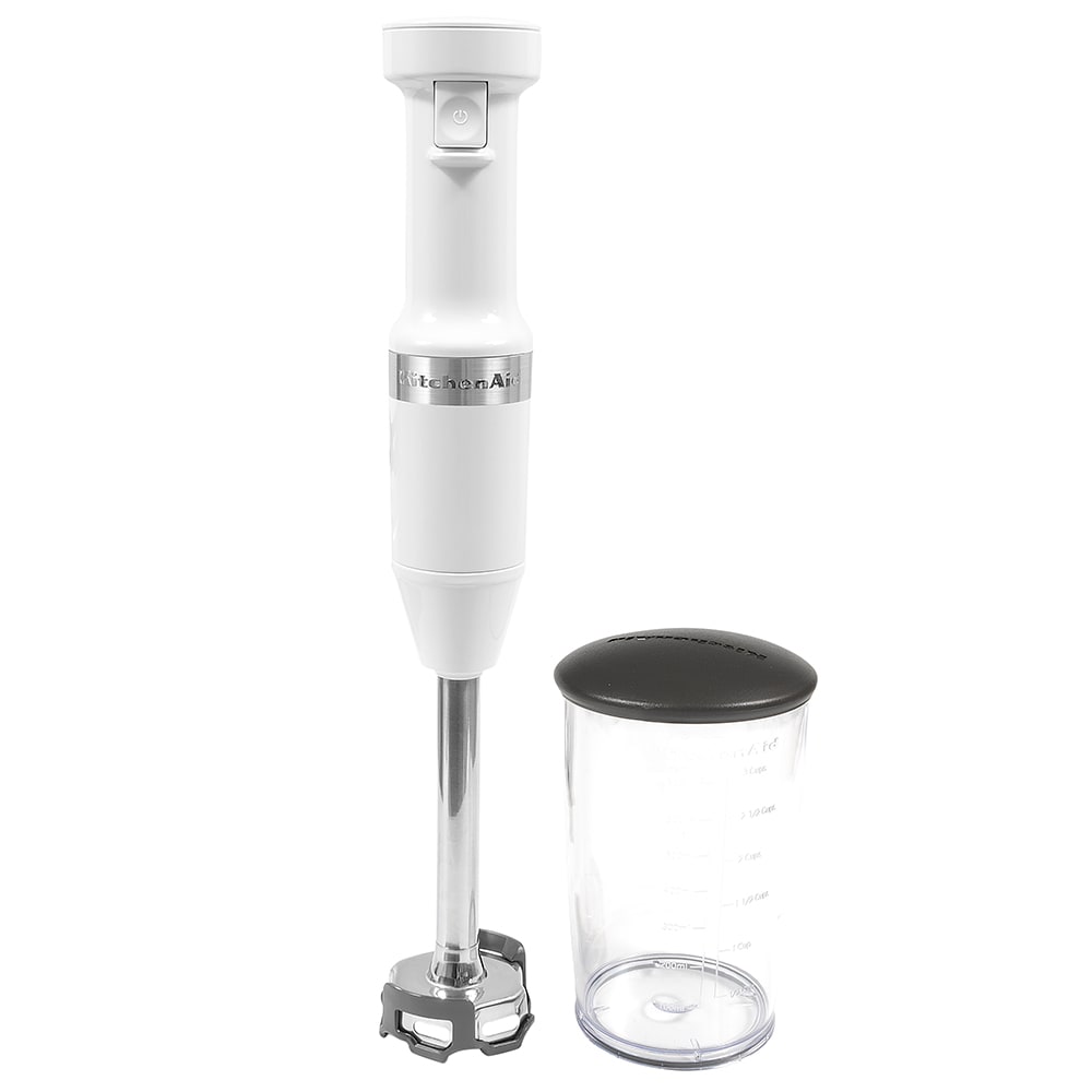 449-KHBV53WH Immersion Blender w/ 8" Arm - Variable Speed, Corded, White