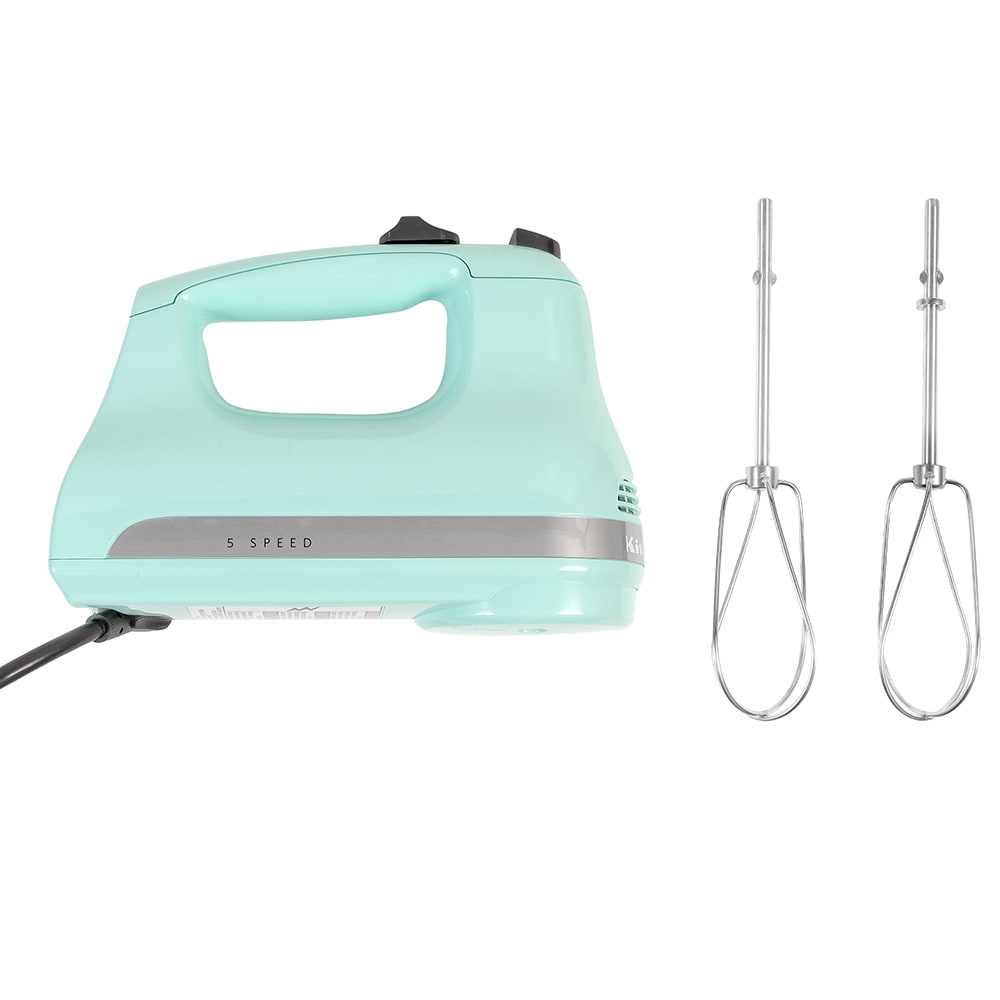 KitchenAid Ultra Power 5-Speed Ice Blue Hand Mixer with 2