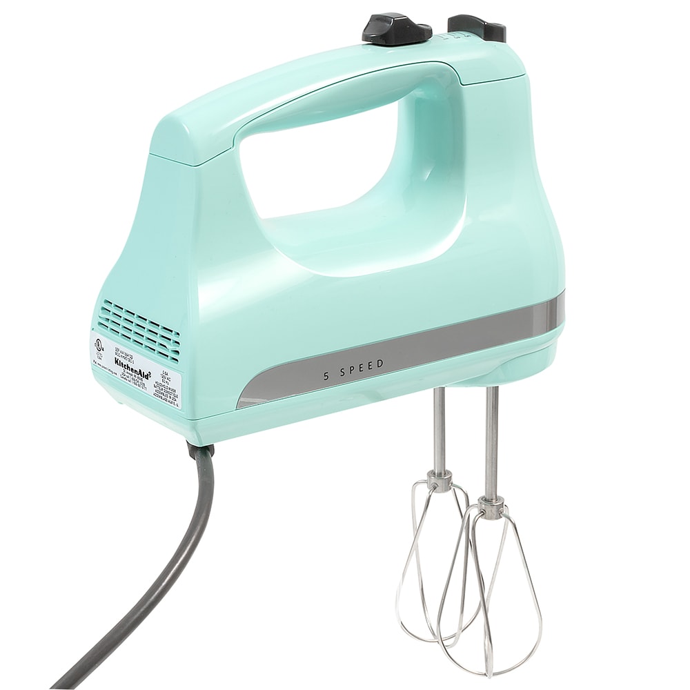 KitchenAid KHM512IC 5-Speed Ultra Power Hand Mixer Ice Blue Tested & Works  Great