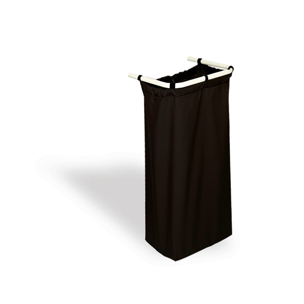 650-20NLE Housekeeping Bag w/ Loops & Snaps - 18"W x 12"D x 36"L, Nylon, Black