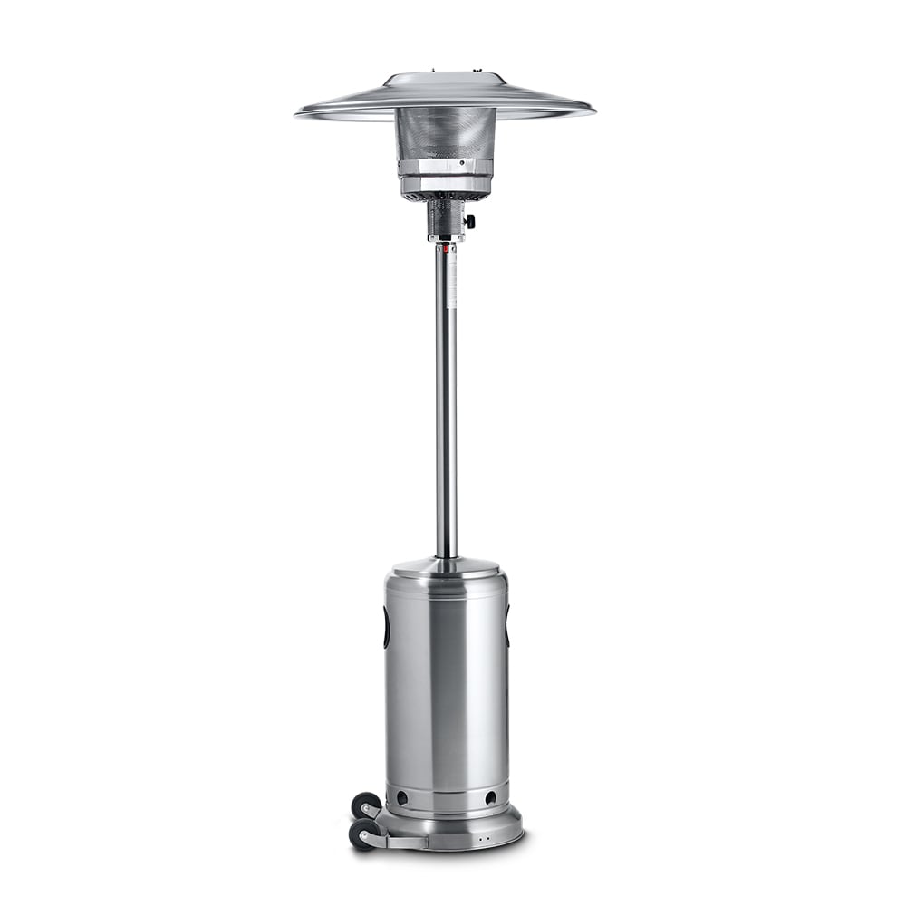 Crown Verity CV-2620-SS 90" Portable Patio Heater - 45,000 BTU, Stainless Steel, Liquid Propane