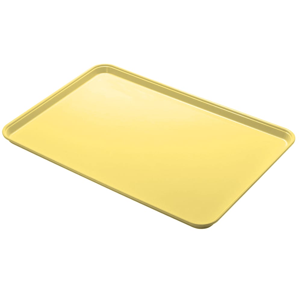 144-1218MT145 Market Display Tray - 11 1/2" x 17 3/4" x 1", Yellow