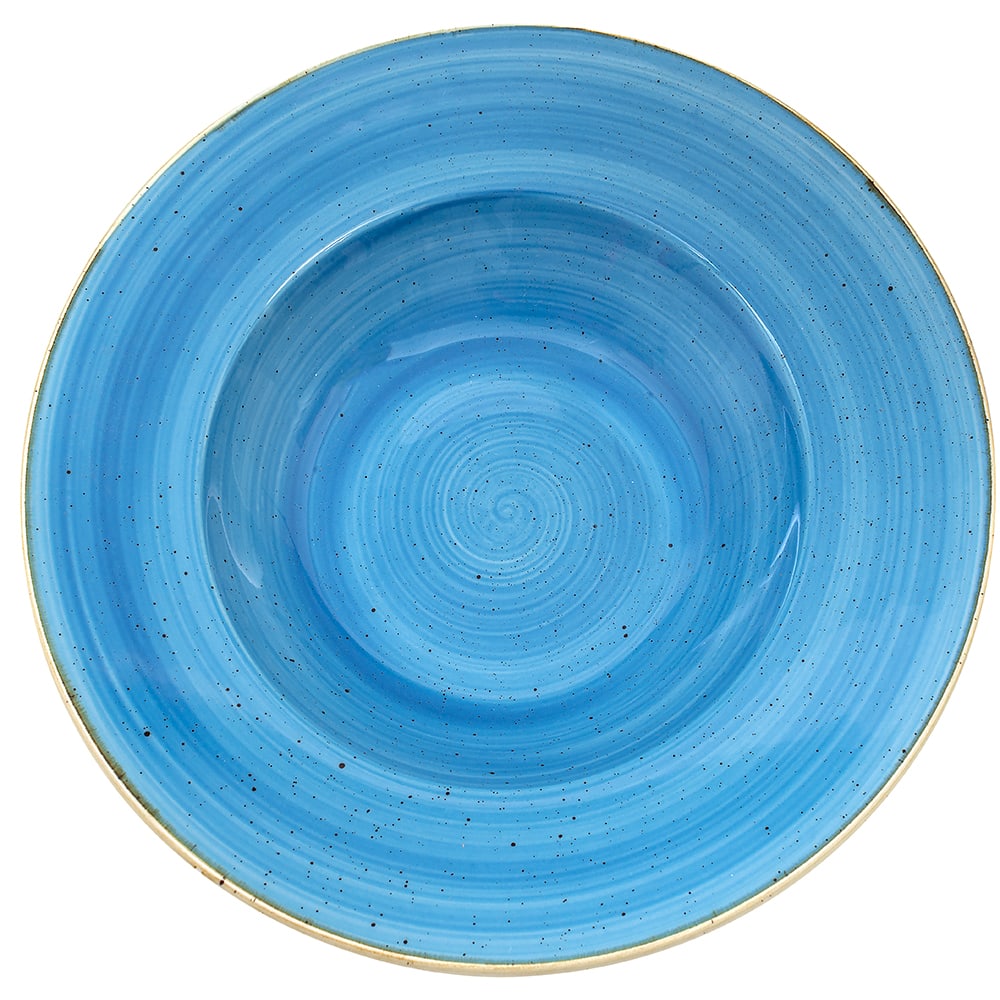 893-SCFSVWBL1 16 1/2 oz Round Stonecast Bowl - Ceramic, Cornflower Blue
