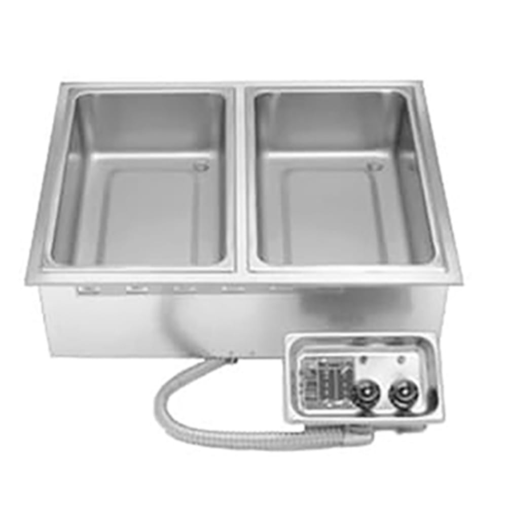 011-HFW3D2081 Drop-In Hot Food Well w/ (3) Full Size Pan Capacity, 208 240v/1ph