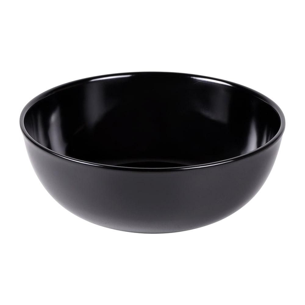 Elite Global Solutions M11R4-B 4 qt Melamine Serving Bowl, Black