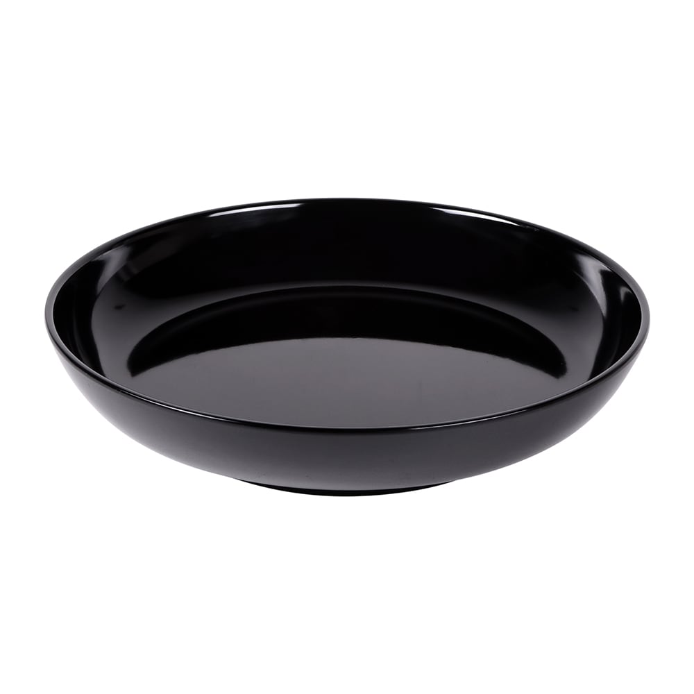 701-M13R2B 3 1/2 qt Round Melamine Serving Bowl, Black