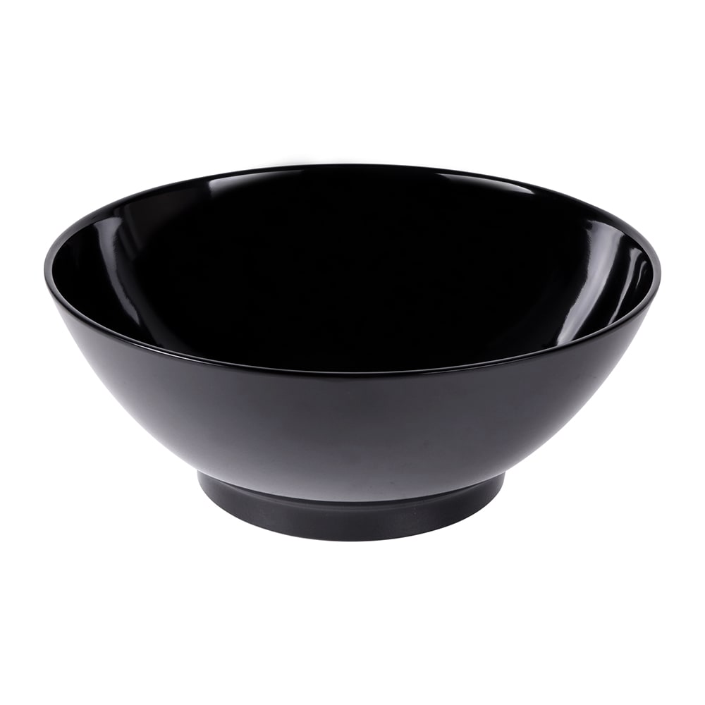 701-M14R5B 9 qt Round Melamine Serving Bowl, Black
