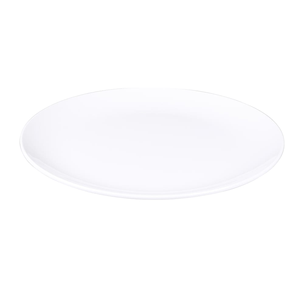701-B14W 14" Round Melamine Dinner Plate, White