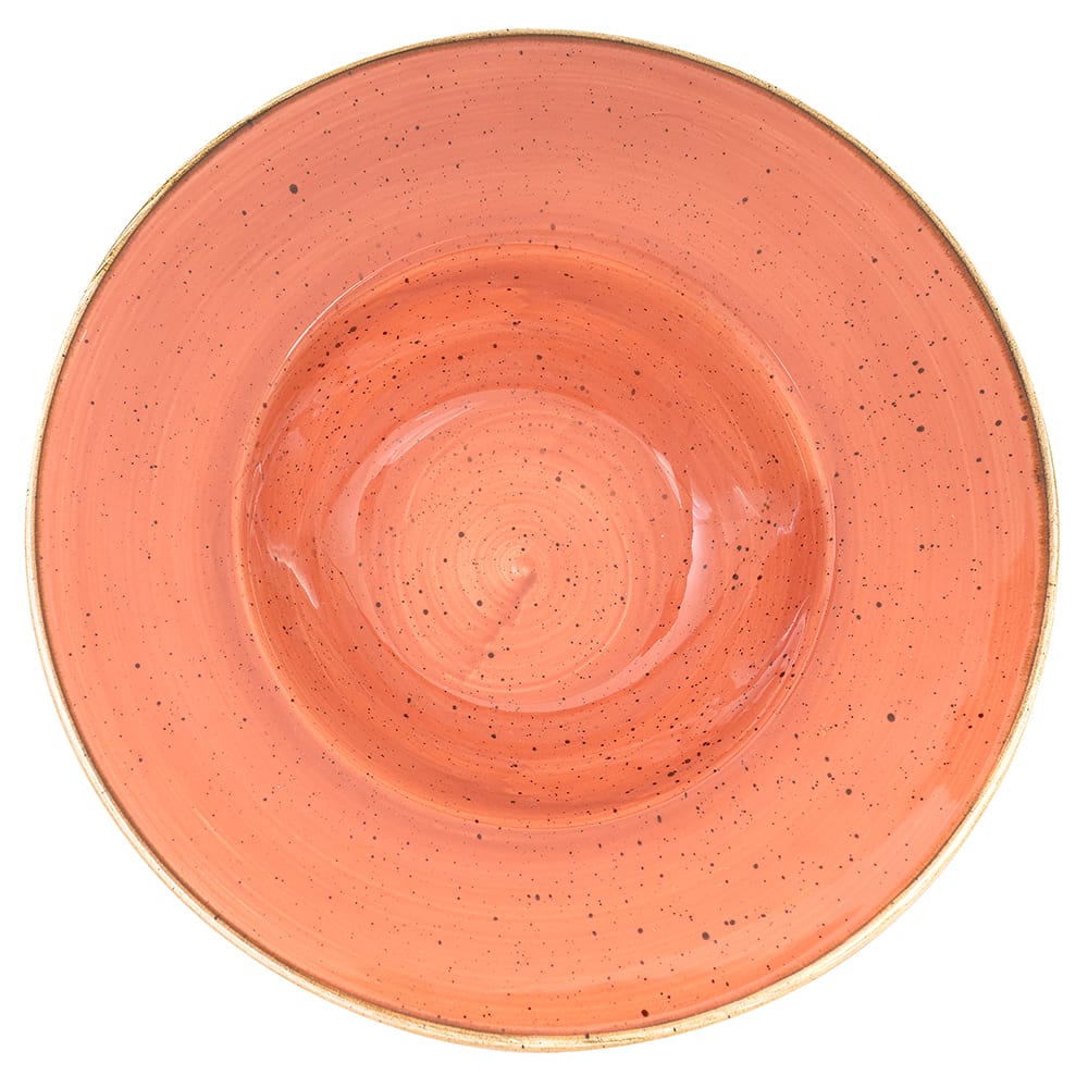 893-SSOSVWBM1 10 oz Round Stonecast Bowl - Ceramic, Spiced Orange