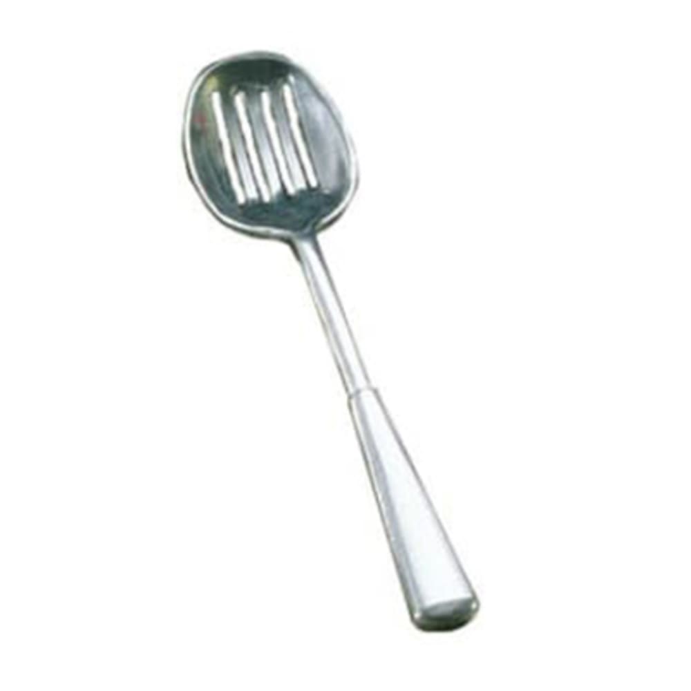 017-9065P 10 3/4" Slotted Serving Spoon, Aluminum/Pewter Glo