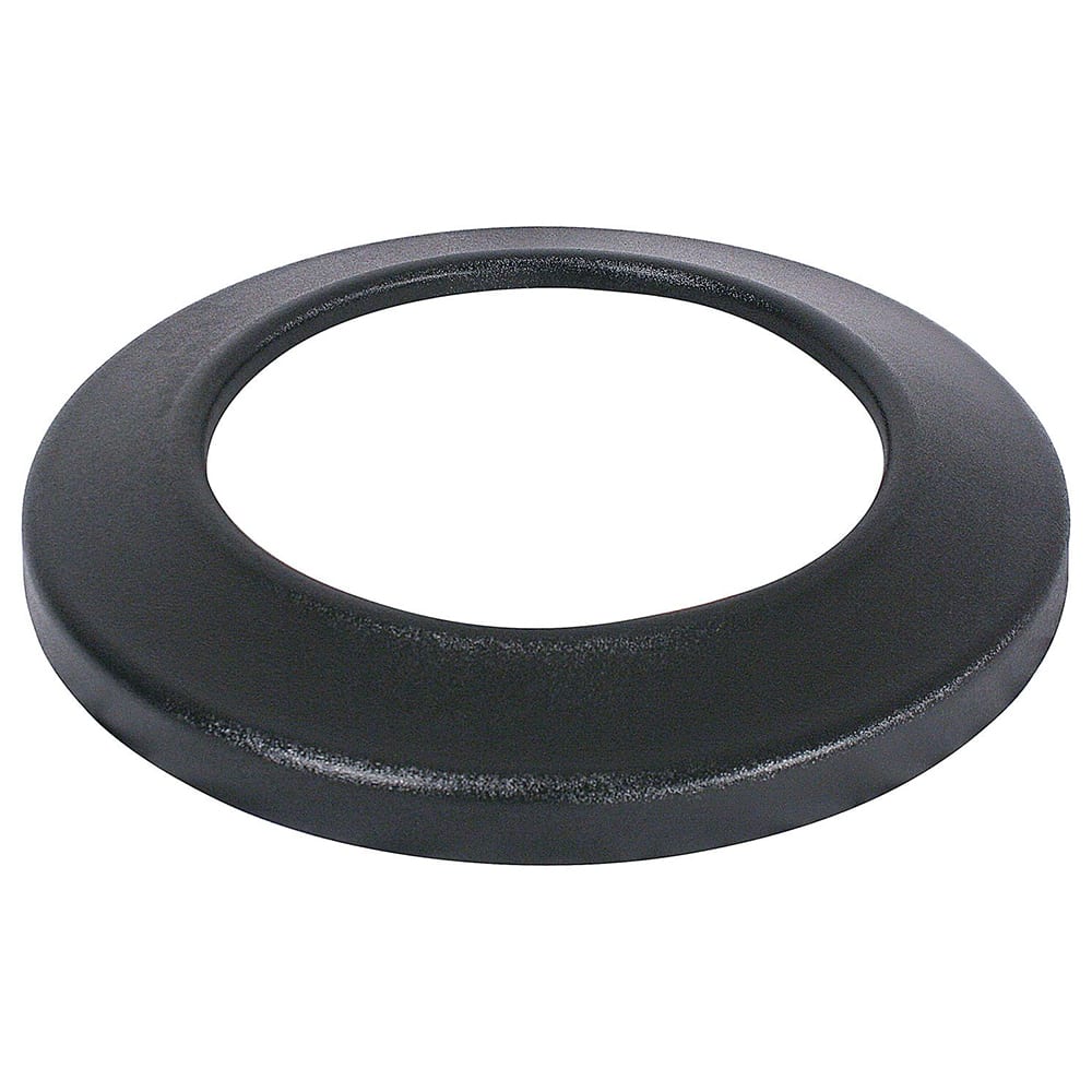 125-SC35FTR1H Round Recycling Trash Can Lid - Plastic, Black