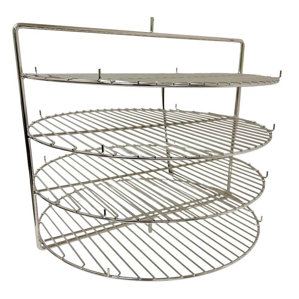 128-667901 18" Round 3 Tier Rack System for 6451 & 6451 2 Pizza Merchandisers