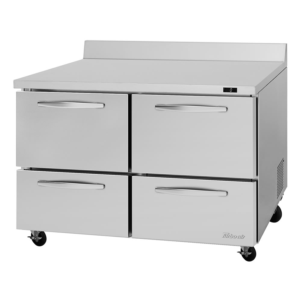083-PWF48D4N 48 1/4"W Worktop Freezer w/ (2) Sections & (4) Drawers, 115v