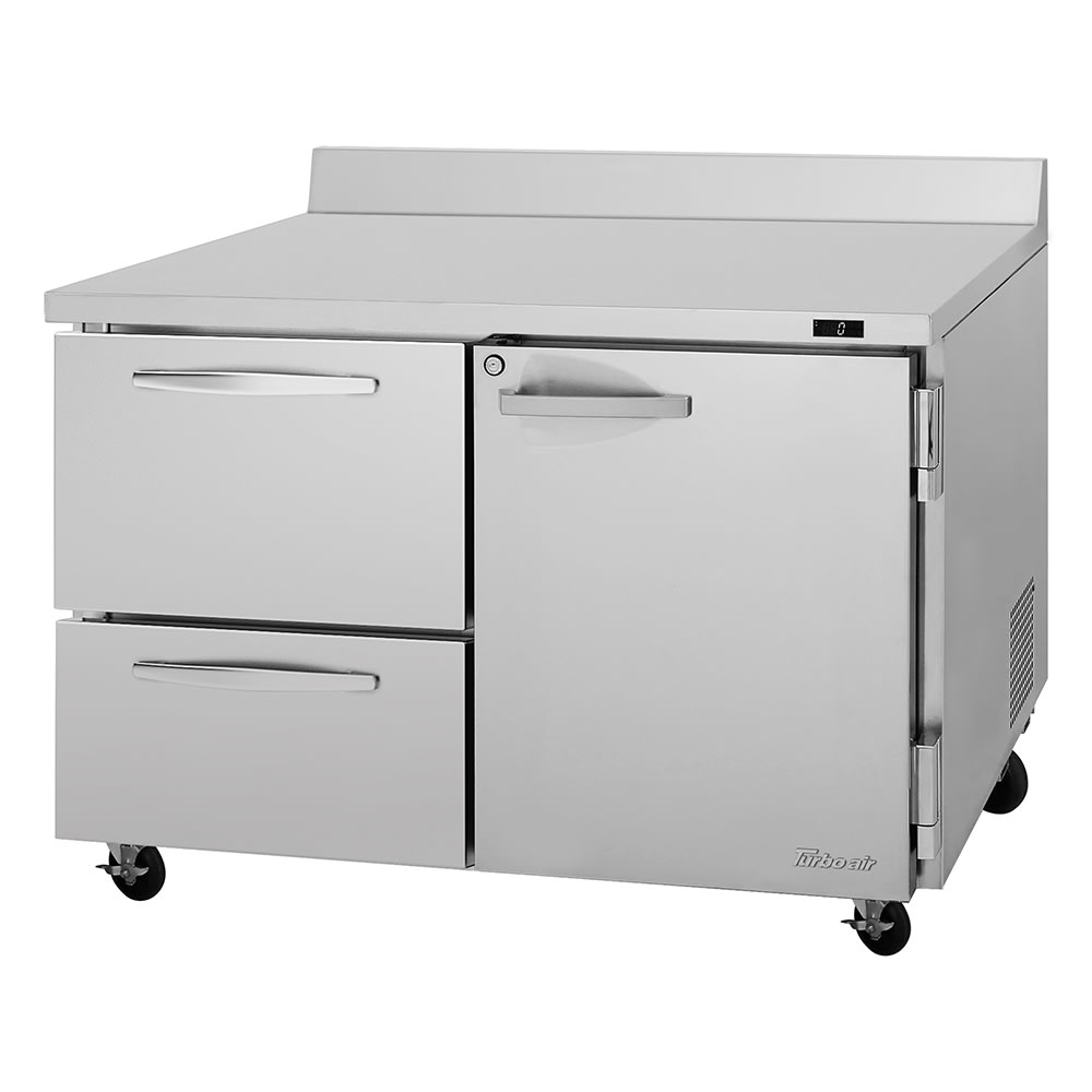 083-PWF48D2RN 48 1/4"W Worktop Freezer w/ (1) Door & (2) Drawers, 115v