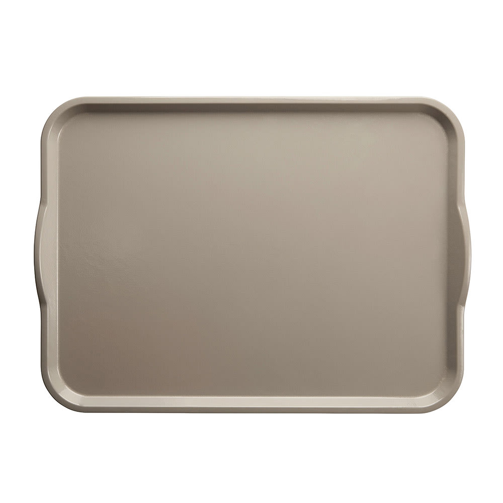 144-1418H107 Rectangular Camtray® Dietary Tray - 14" x 18", Fiberglass, Pearl Gray