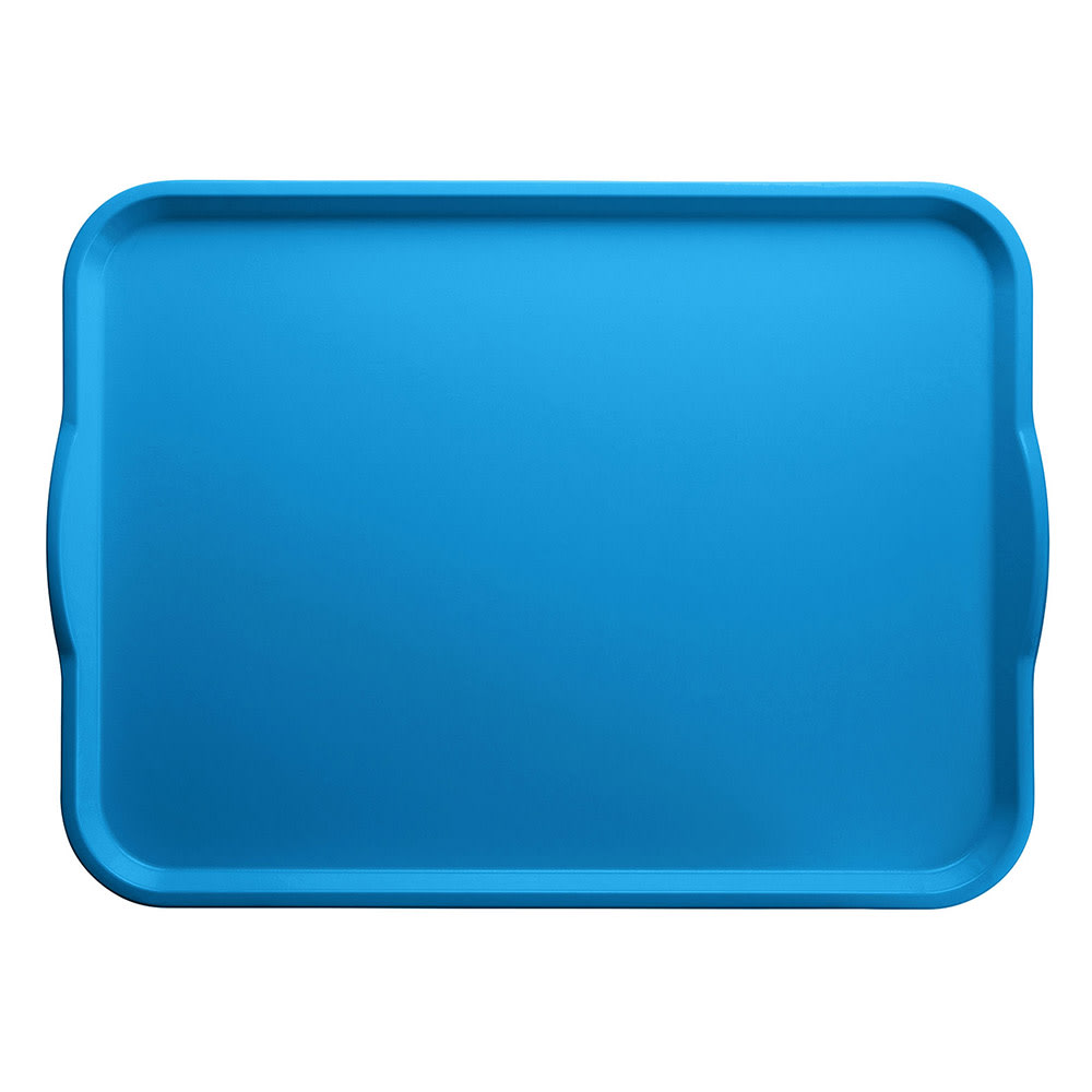 144-1418H105 Rectangular Camtray® Dietary Tray - 14" x 18", Fiberglass, Horizon Blue