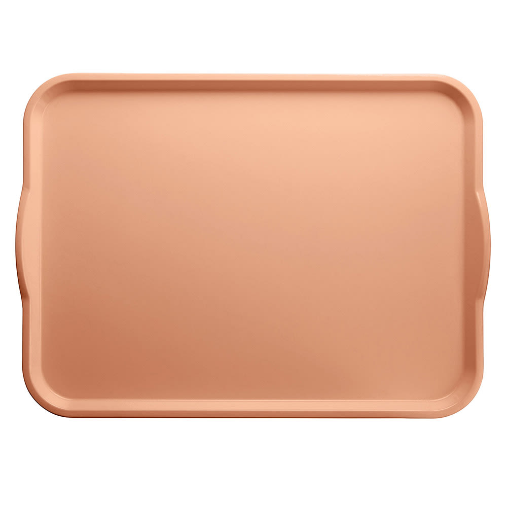 144-1418H117 Rectangular Camtray® Dietary Tray - 14" x 18", Fiberglass, Dark Peach