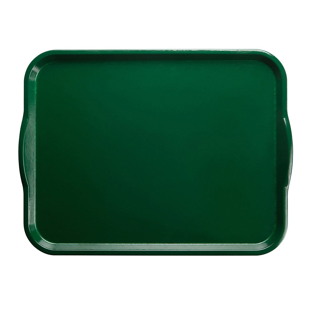 144-1520H119 Rectangular Camtray® w/ Handles - 15" x 20", Fiberglass, Sherwood Green