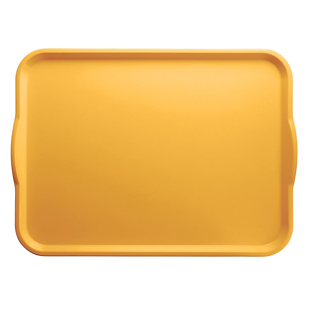 144-1418H171 Rectangular Camtray® Dietary Tray - 14" x 18", Fiberglass, Tuscan Gold