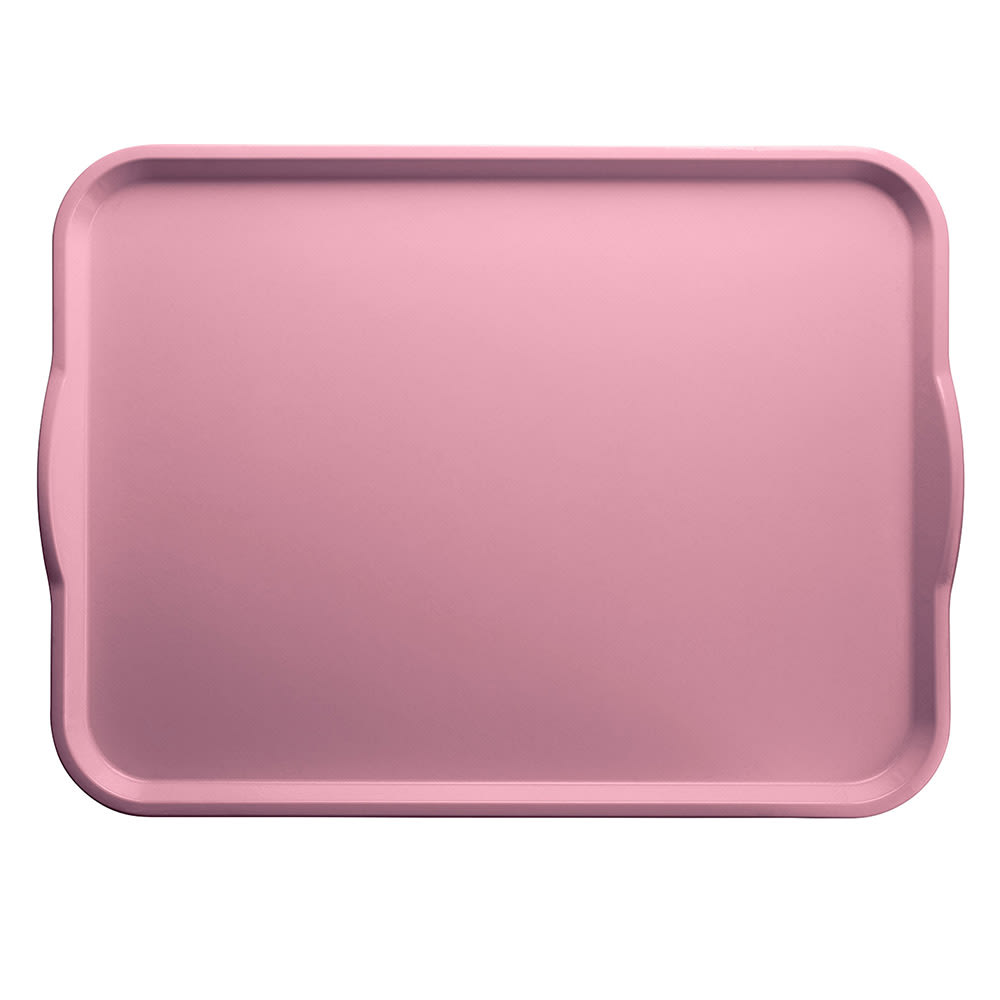 144-1418H409 Rectangular Camtray® Dietary Tray - 14" x 18", Fiberglass, Blush