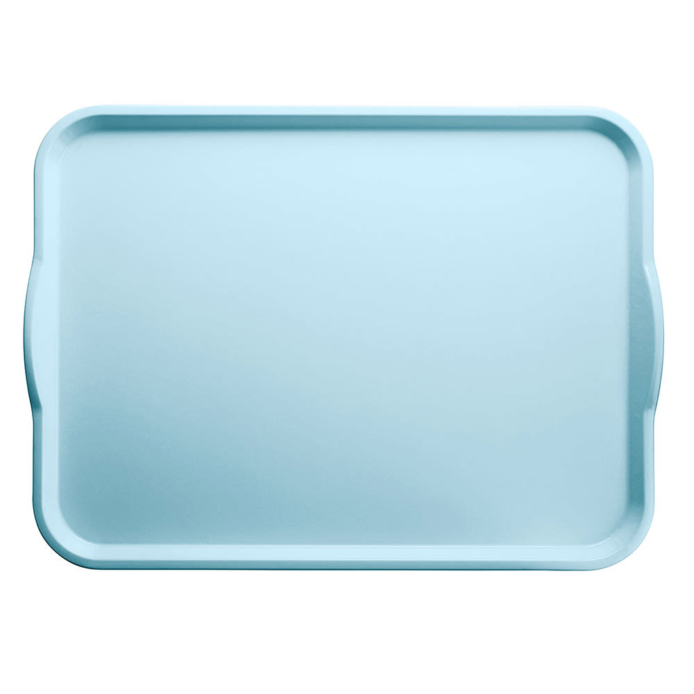 144-1418H177 Rectangular Camtray® Dietary Tray - 14" x 18", Fiberglass, Sky Blue