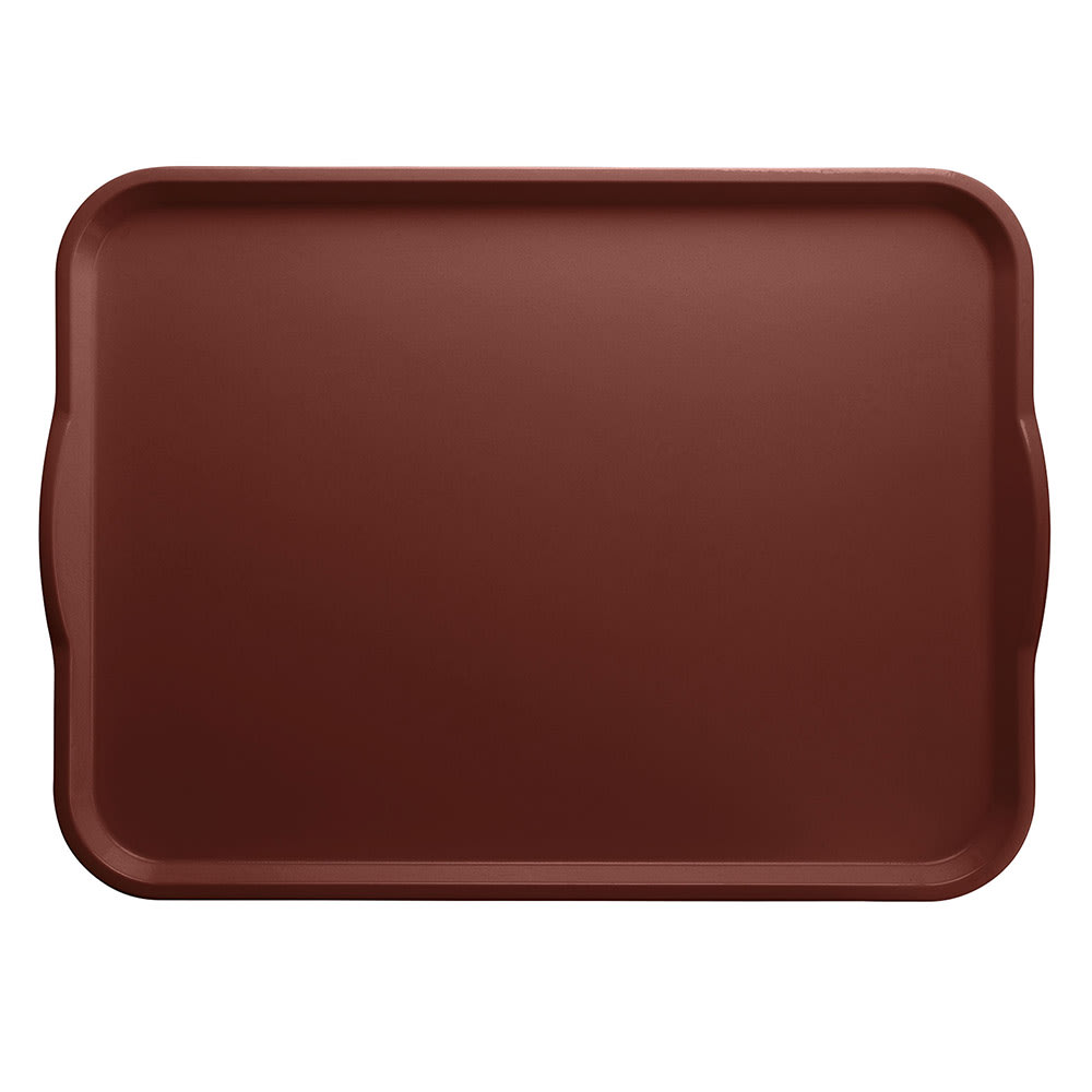 144-1418H501 Rectangular Camtray® Dietary Tray - 14" x 18", Fiberglass, Real Rust