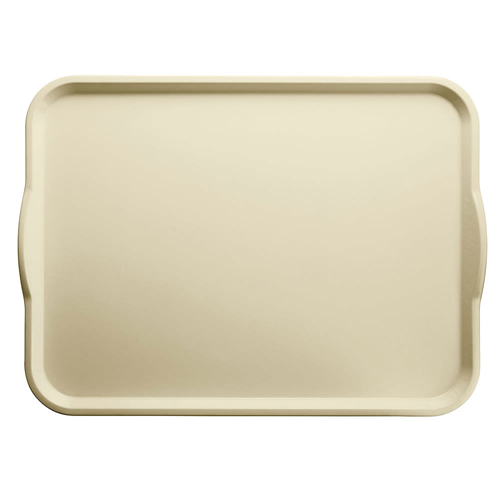 144-1520H537 Rectangular Camtray® w/ Handles - 15" x 20", Fiberglass, Cameo Yellow