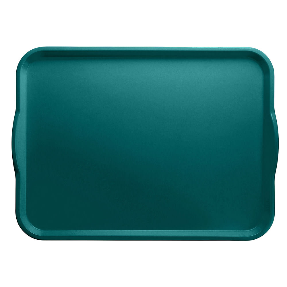 144-1418H414 Rectangular Camtray® Dietary Tray - 14" x 18", Fiberglass, Teal